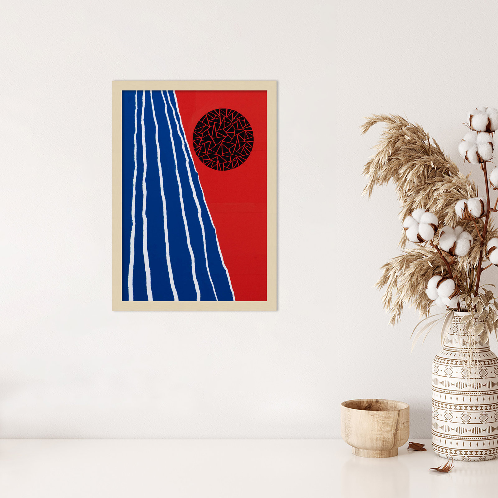 Orbis Factor Print by Alex Dunn, Brown, 21" H x 15" W x 1" D