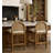 Sophia Woven Back & Boucle Counter Stool