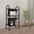 Rolling 4-compartment Book Storage and Display Stand-1869207958