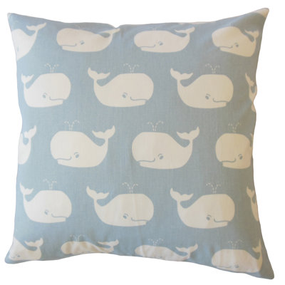 Mabry Animal Print Down Filled 100% Cotton Throw Pillow