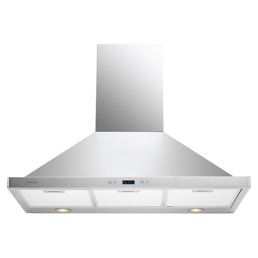 Cosmo 36 380 Cubic Feet Per Minute Ducted Island Range Hood with