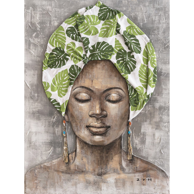 Noble sérénité sur toile, H 40 po x l 30 po x P 1,5 po