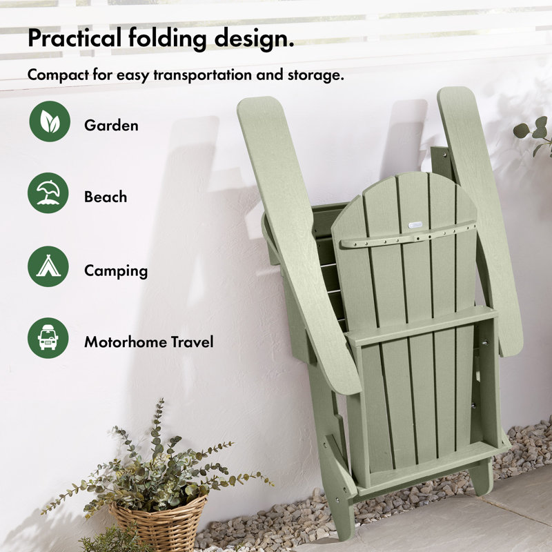 Adirondack Outdoor Adirondack Chair, Grey