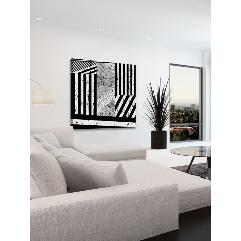 « maelstrom square », reproduction d’art sur toile tendue, H 32 po x l 32 po x P 1,5 po
