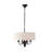 Devonah 4 - Light Iron Dimmable Drum Chandelier