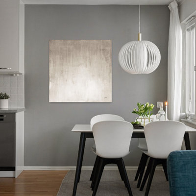 Contemporain dans le bleu I neutre avec art abstrait gris