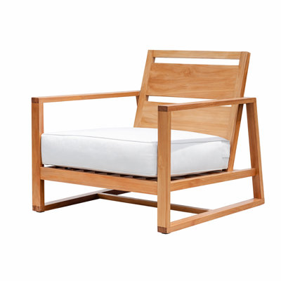 Catalina Teak Outdoor Lounge Chair
