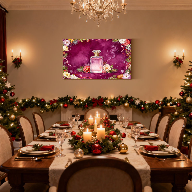 Ensemble de 3 impressions sur toile de Noël, H 20 po x l 30 po