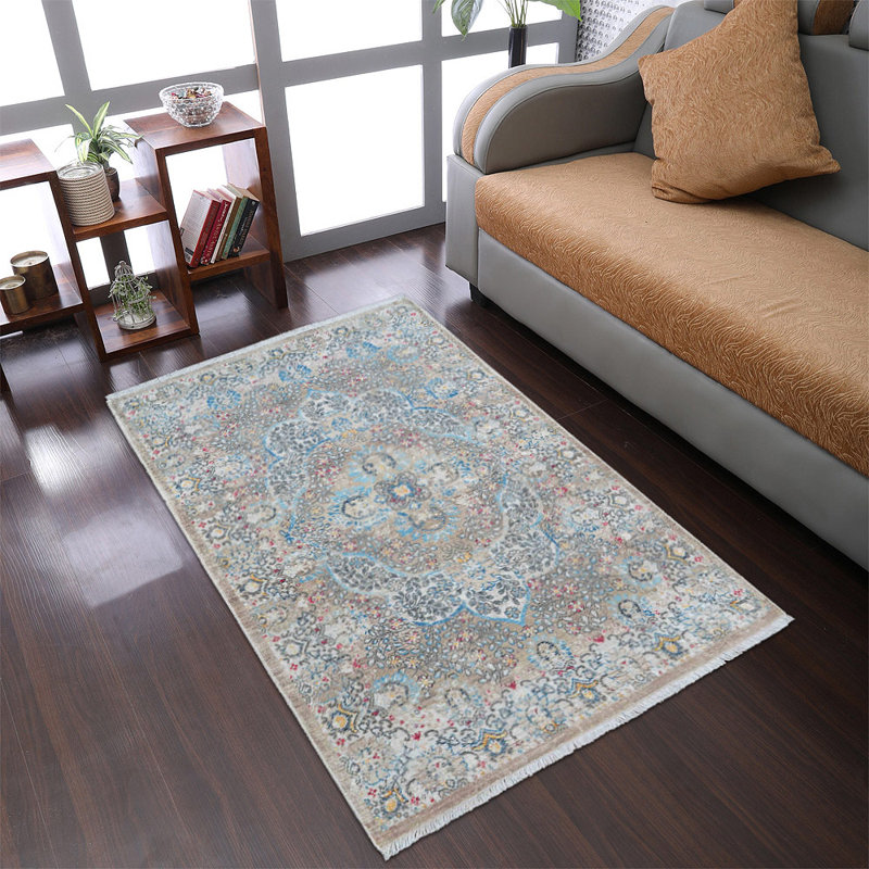 Tapis lavables Beier - Parfait pour le salon, la chambre à coucher, la chambre d'enfant - Antidérapant, Animaux et enfants - TAPIS POLYESTER MACHINE - Rectangle | Beige noir, design oriental classique classique, velours court