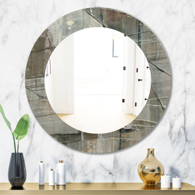 Abstract Waterpainting Traditional Wall Mirror
