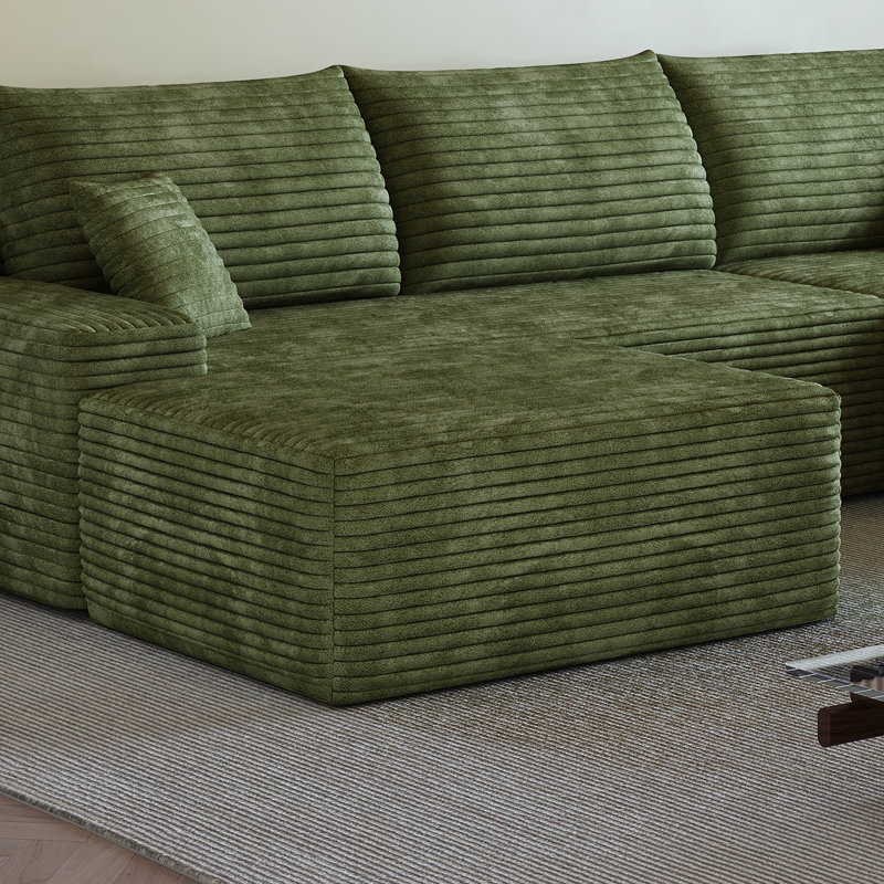 Y119-OTTOMAN-GREEN Repose-pieds vert