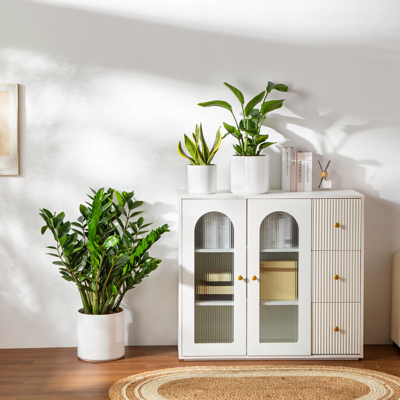 ZTHPOT Ceramic Pot Planter, White