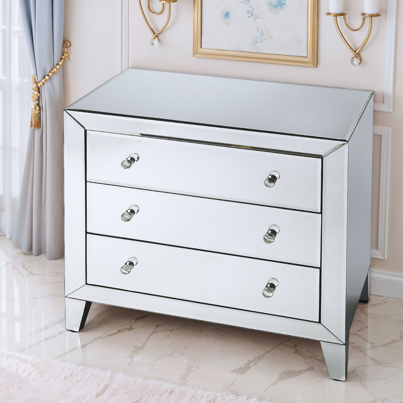 Emily Mirrored Drawer Chest