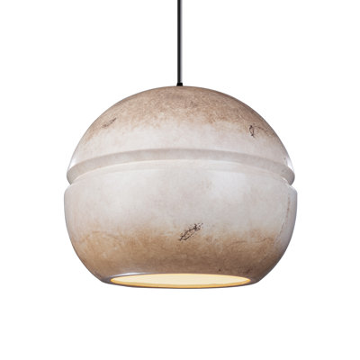 Nora Single Light Ceramic Dimmable Pendant