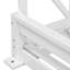 Cadre de lit suspendu en bois d'acacia avec lit simple et balancelle moderne en bois d'acacia TopMAX avec cordes en chanvre de 16,4 pi pour le jardin, la cour, blanc-1570113277