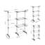 Bole Adjustable Rolling Clothing Rack-1264512793