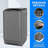 20 LBS Portable Washing Machine - With Tempered Glass Lid, 3D Butterfly Flow Technology & 85% Energy Savings For Apartments & Small Spaces