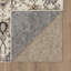 Tapis gris à motif floral médaillon Manoel-194629635