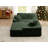 Corduroy Sectional Couch Sofa With L-Shape Chaise, Modern Modular Compression Sofa Couch Upholstered Couches For Living Room Bedroom, No Assembly Required-286268061
