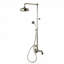 Système de douche thermostatique exposé 48 po mural avec poignées levier / croix 1,75 gallons par minute-98155573