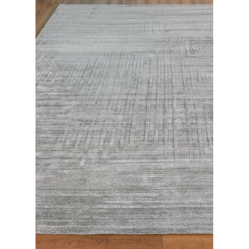 Castelli Geometric Area Rug in Gray, Rectangle 10' x 14', Gray
