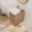 Armoire murale de salle de bain 12 "avec 2 tiroirs à fermeture en douceur 12 po