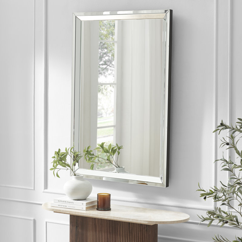 Almine Glass Rectangle Mirror, 120 cm H x 80 cm W