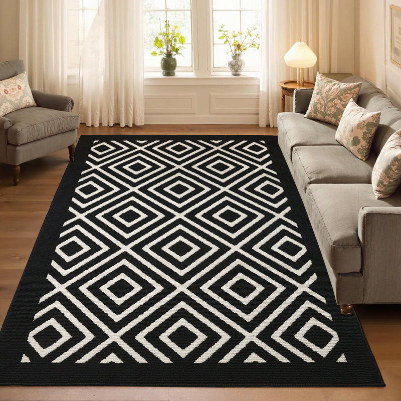 Sofhia Non-Slip Geometric Doormat, 32" W x 48" L