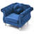 Farney Velvet Swivel Armchair-1524515540