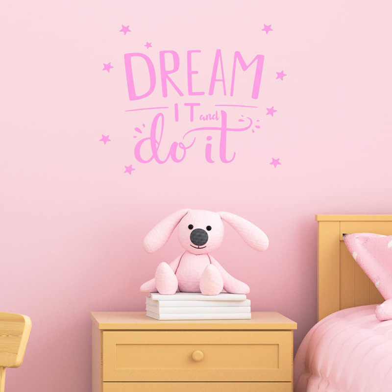 Adhésif décoratif, H 37 po x l 44 po, Rose