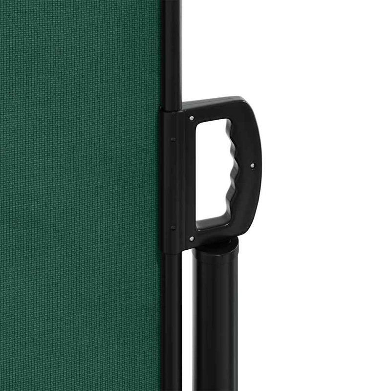 Vidaxl Retractable Side Awning, Dark Green, 70.9" x 196.9"