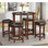 Landaverde 4 - Person Glass Top Trestle Dining Set
