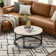 Small Accent Table with Engineered Wood Top