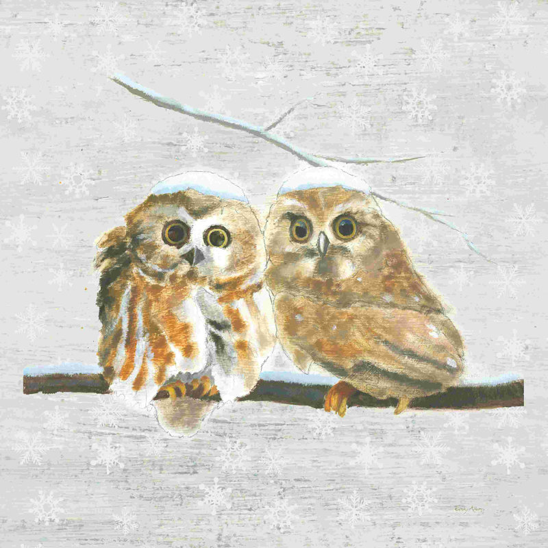 «Christmas Critters I» par Emily Adams - reproduction, H 12 po x l 12 po