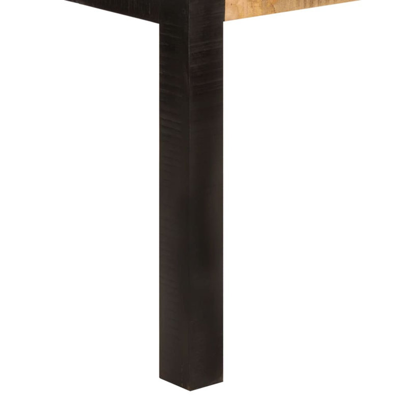 Melecio Solid Wood Dining Table, Brown