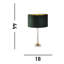 Auria Metal Table Lamp