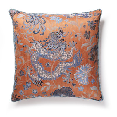 The MET x The House of Scalamandre Dragon Tableau Pillow