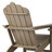 Lucus Poly HDPE Adirondack Chair with Cupholder-2061860398