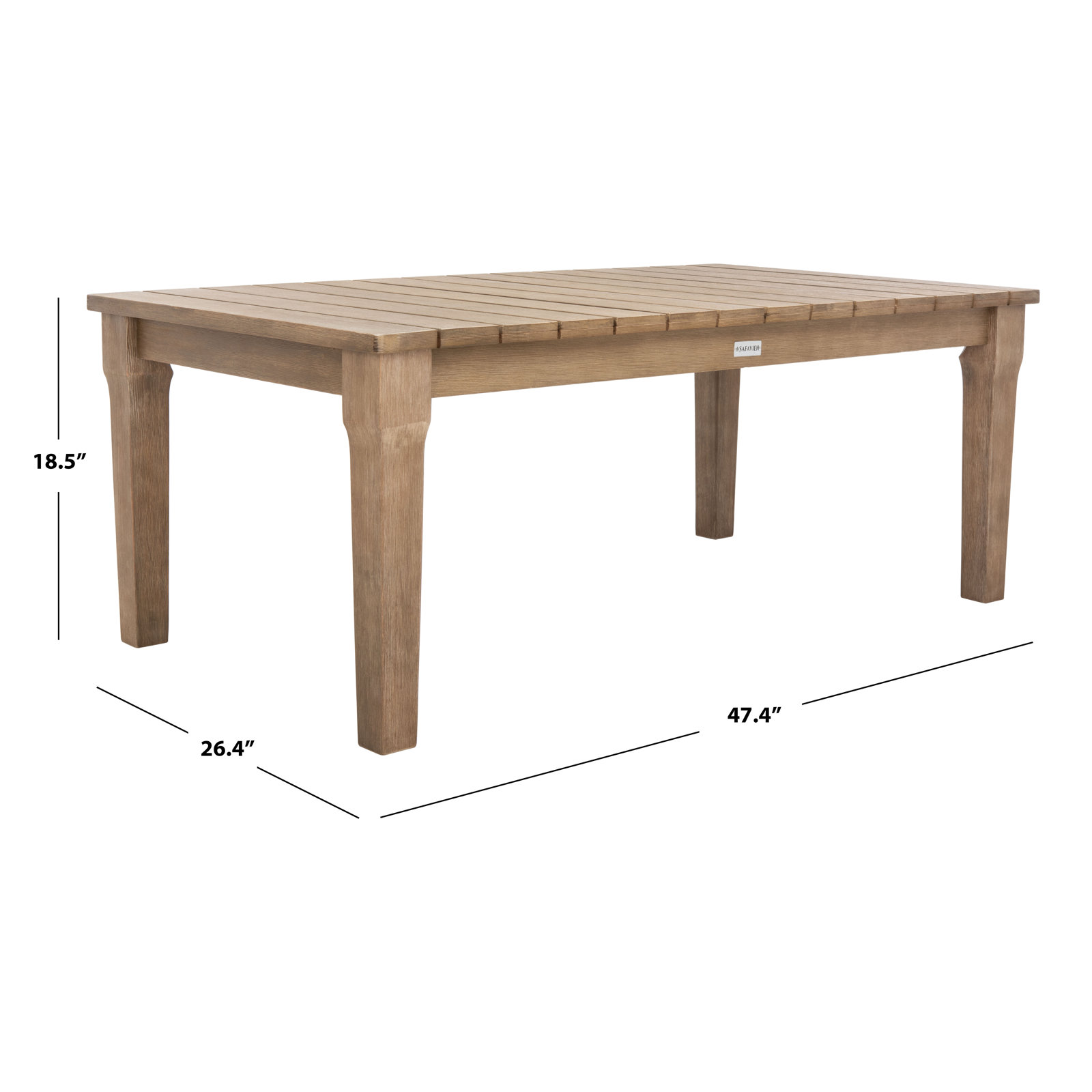 Samya 3-Person Eucalyptus Patio Seating Group