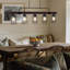 Luminaire suspendu 5 lumières Modern Modern