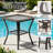 4-Person Outdoor Patio Umbrella Conversation Rattan Seating Group With 2 Coffee Table and 4 Swivel Chairs,3 Colors Available-1044866150