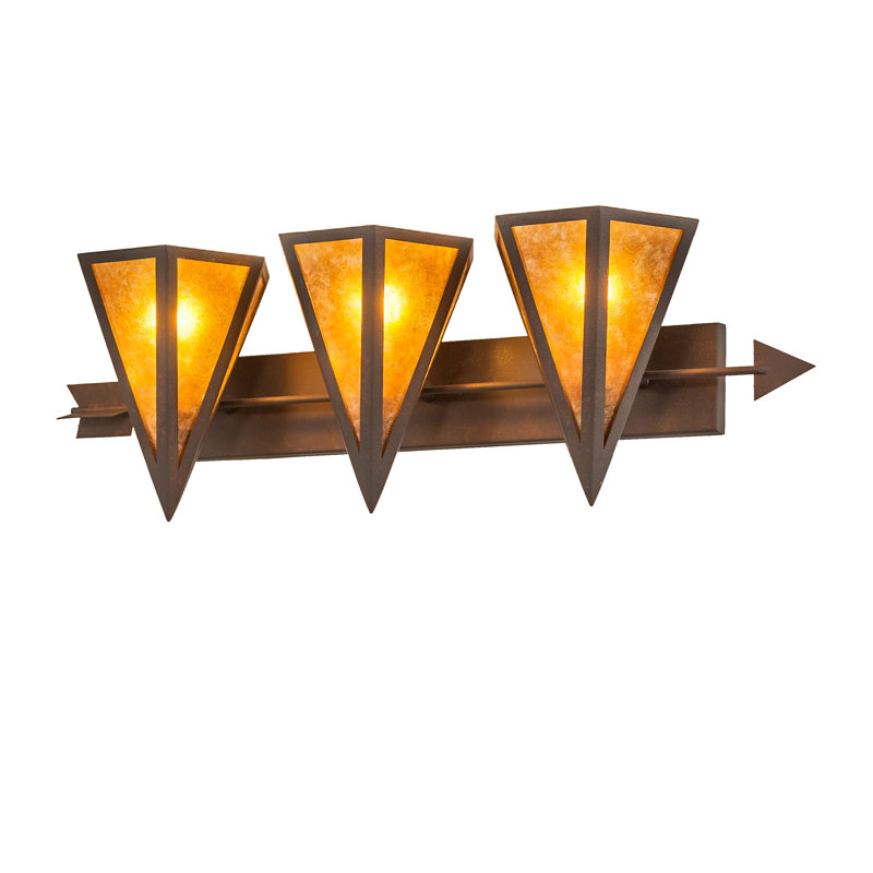 Luminaire pour meuble-lavabo clouté 3 lumières Desert Arrow