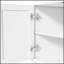 Buffet traditionnel autoportant avec huche, grande armoire de rangement pour garde-manger, armoire latérale coulissante et tablettes de porte pour une organisation efficace-134533072