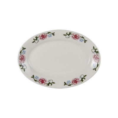 Tuxton Western Rose Porcelain Condiment Server