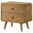 Winston Light Ash 2-Drawer Nightstand Bedside Table