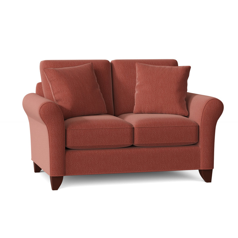 Almada Loveseat, Peyton 31 White Performance Twill, Manhattan, No