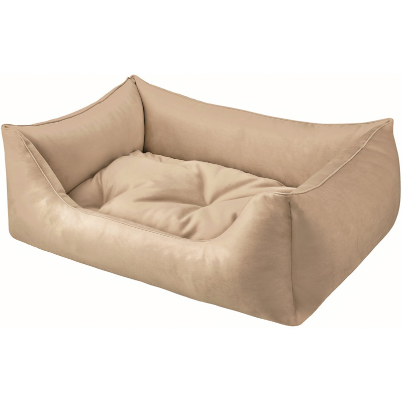 Magig Orthopedic Polyester Pet Bed, Large (90cm W x 60cm D x 30cm H), Beige