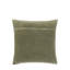 Striped Green Square Cushion