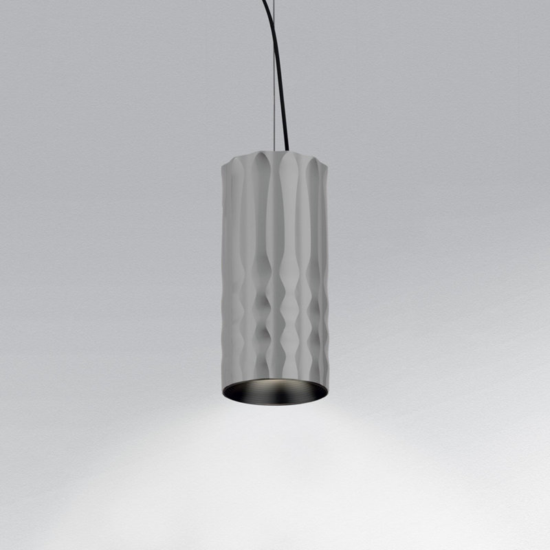 Fiamma 11.81'' Anodized Grey Aluminum LED Pendant Light