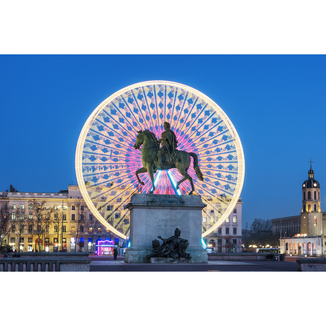 Place Bellecour Kunstdrucke auf Leinwand